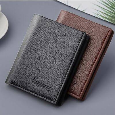 Portable PU Leather Wallet Men