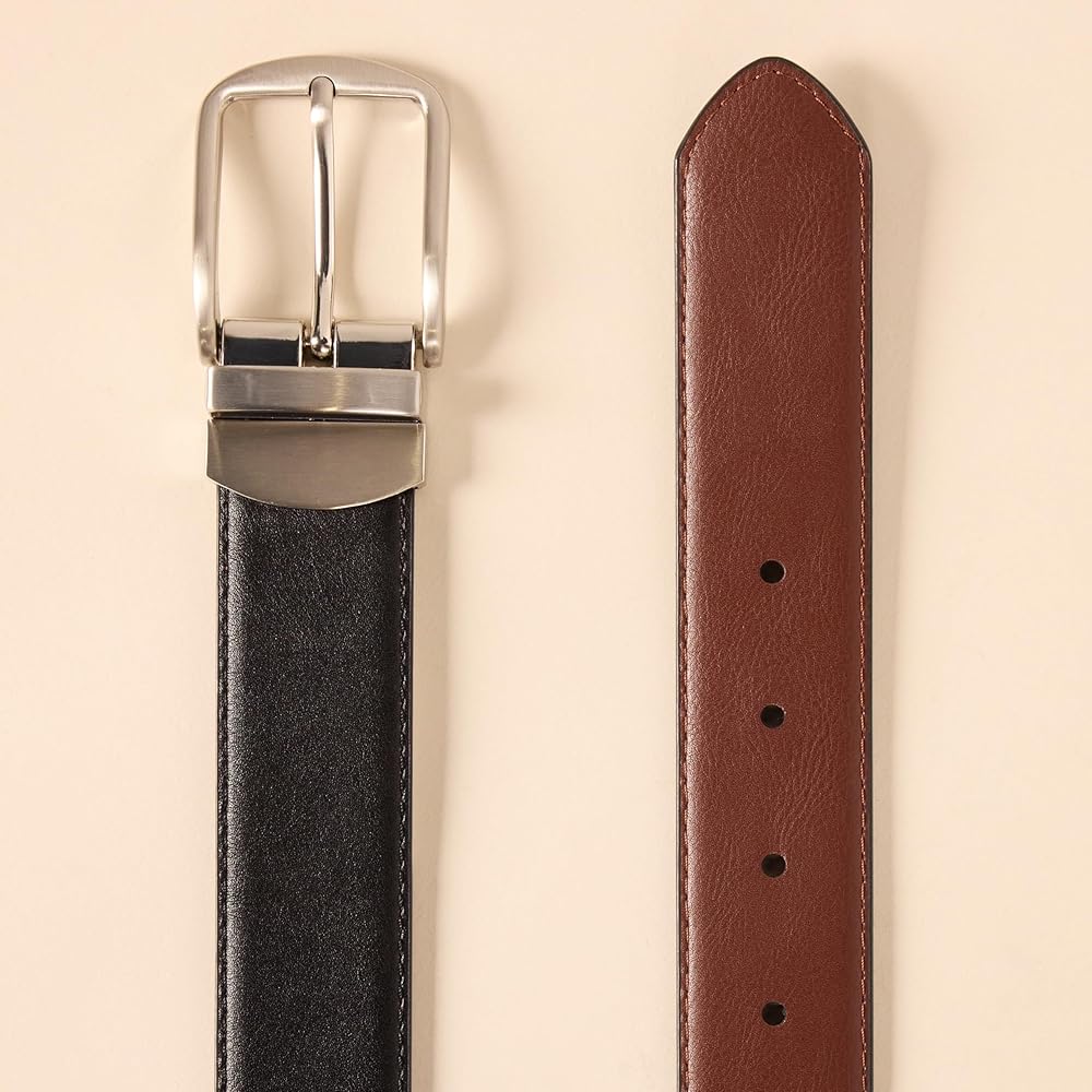 Essentials Men's Reversible Dress Belt